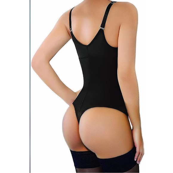 🆕 Shapewear for Women Tummy Control Thong Bodysuit Open Bust Body Shaper - Picture 2 of 3